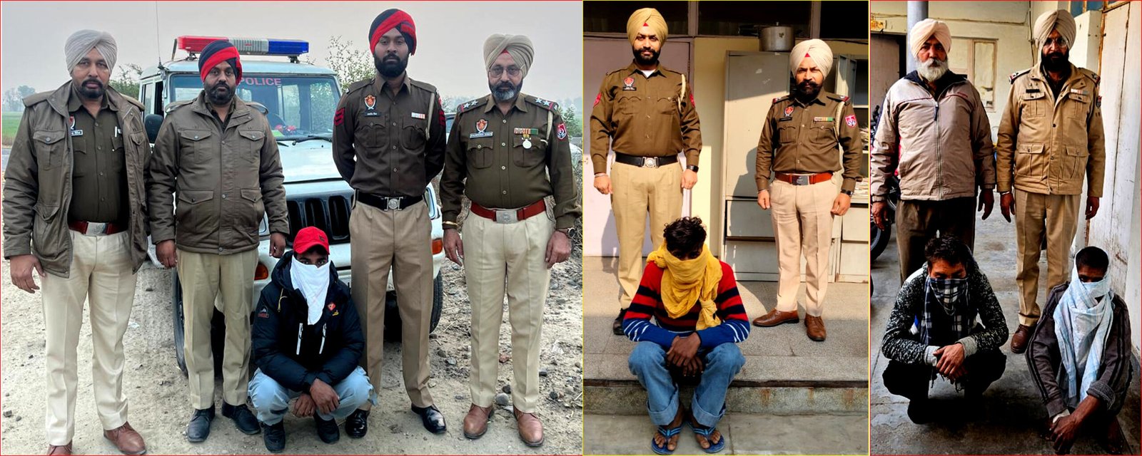 85 ग्राम हैरोइन सहित चार काबू ! फिर क्या हुआ अंजाम…………..