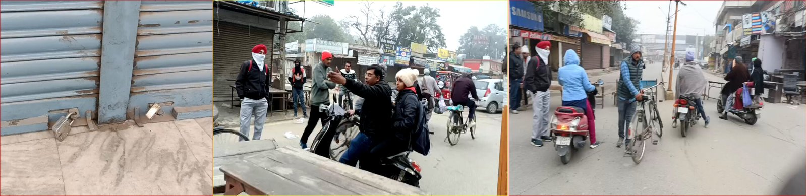 पंजाब बंद ! मोगा में पेट्रोल पंप, दवाएं जैसी जरूरी सेवाएं भी रही बंद !! लोग रहे परेशान !!