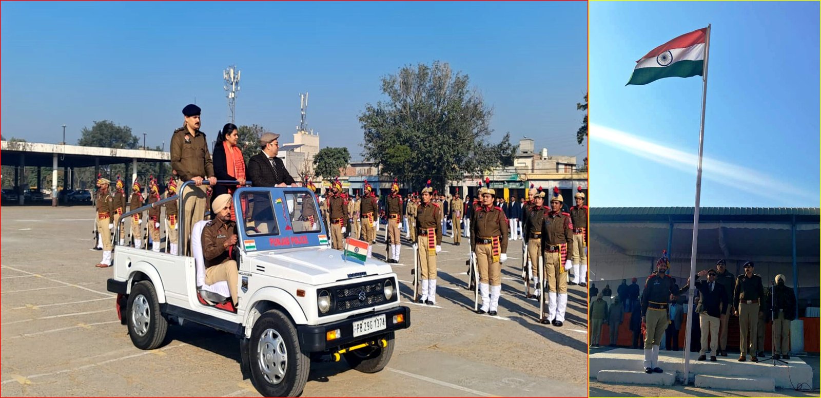 ਗਣਤੰਤਰ ਦਿਵਸ ਸਮਾਰੋਹ ਦੀ ਹੋਈ ਫਾਈਨਲ ਰਿਹਰਸਲ ! ਕੈਬਿਨੇਟ ਮੰਤਰੀ ਡਾ. ਬਲਬੀਰ ਲਹਿਰਾਉਣਗੇ ਕੌਮੀ ਝੰਡਾ !!