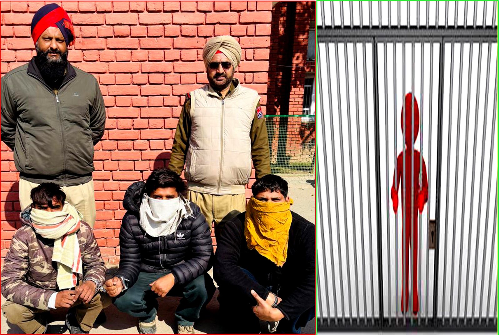 हैरोइन सहित 3 काबू ! एक मोटरसाइकिल भी बरामद ! जानो कैसे हुए गिरफ्तार !!