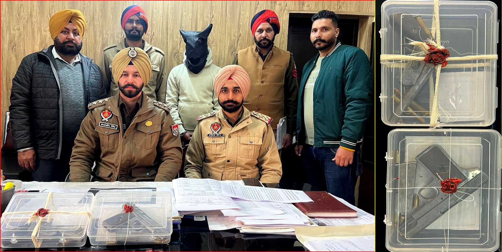 युवक हथियारों सहित काबू ! पहले भी हैं 4 मामले दर्ज !!