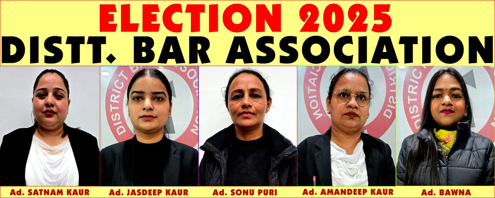 महिला वकीलों का आदर व चैंबर अलॉटमेंट, चुनावों में विशेष मुद्दे !!