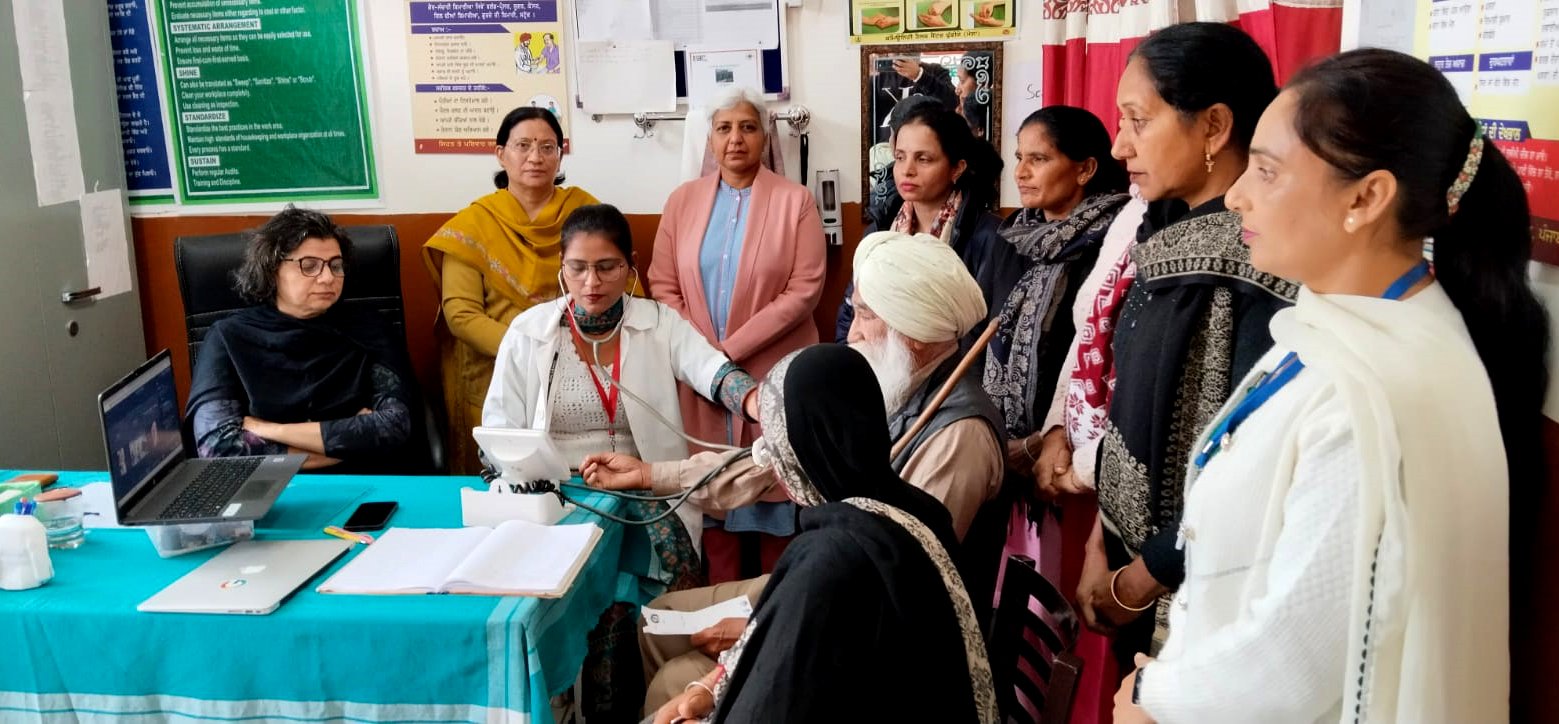 30 ਸਾਲ ਤੋ ਵੱਧ ਉਮਰ ਦੇ ਲੋਕਾਂ ਦੀ ਗੈਰ ਸੰਚਰਿਤ ਬਿਮਾਰੀਆਂ ਦੀ ਜਾਂਚ ਸ਼ੁਰੂ : CMO ਰਮਨਦੀਪ !!