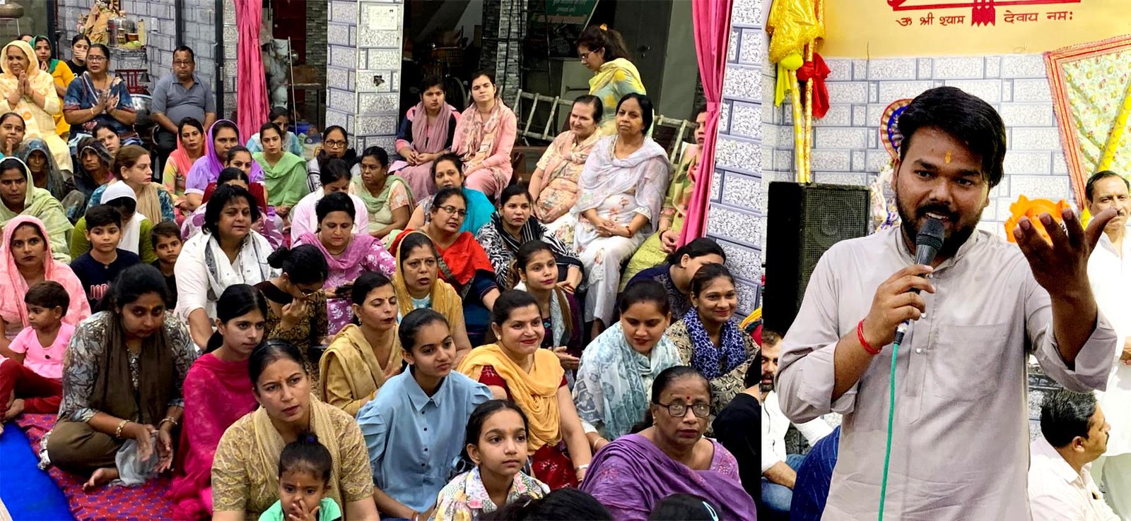 श्याम मंदिर का अपरा एकादशी समागम ! भजन संध्या में गायकों ने बांधा समां …….