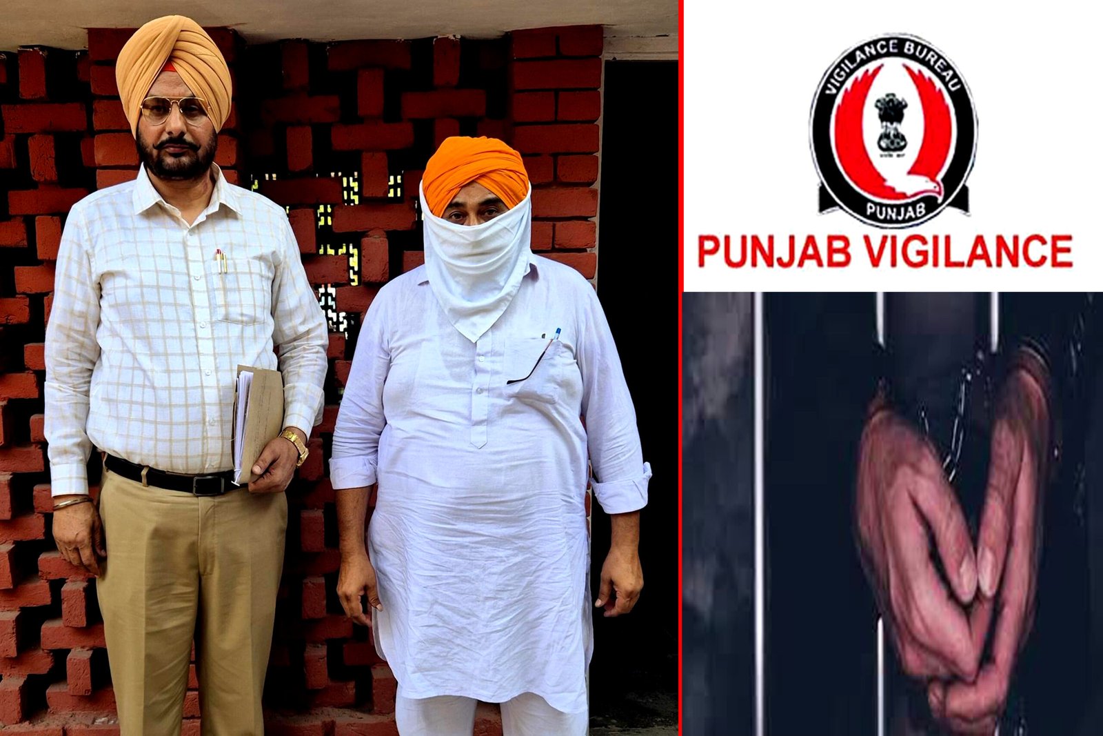 मोगा का ए.एस.आई 10,000 रु की रिश्वत लेता विजिलेंस ब्यूरो द्वारा काबू ! जानो पूरा मामला !!