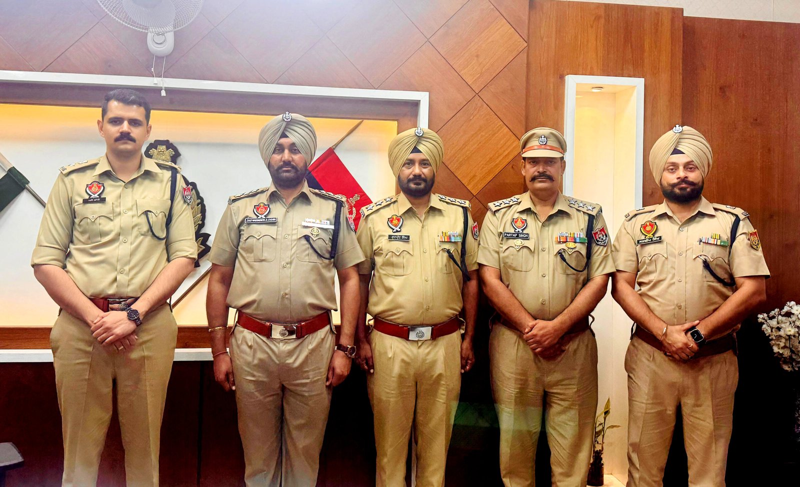 जिला मोगा के 3 इंस्पैक्टर बने DSP, SSP व SPH ने अदा की पिप्पिंग की रस्म !!