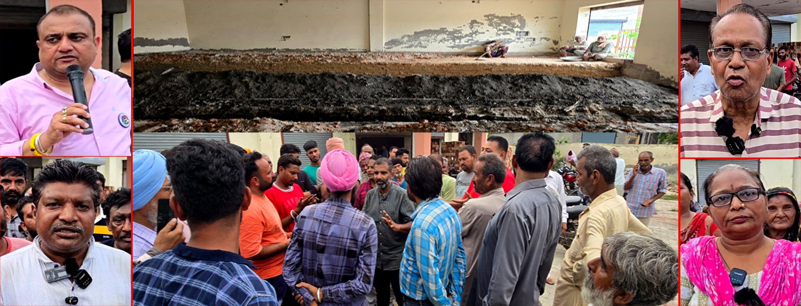 कम्युनिटी हॉल में बन रहे मोहल्ला क्लीनिक को लेकर पार्षद व साबका पार्षद आमने सामने !!