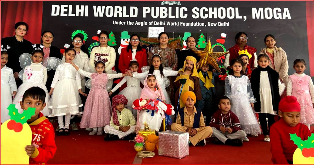 दिल्ली वर्ल्ड पब्लिक स्कूल का क्रिसमस उत्सव, किंडरगार्टन विंग में बिखरी खुशी व मूल्यों की रोशनी : स्मृति भल्ला