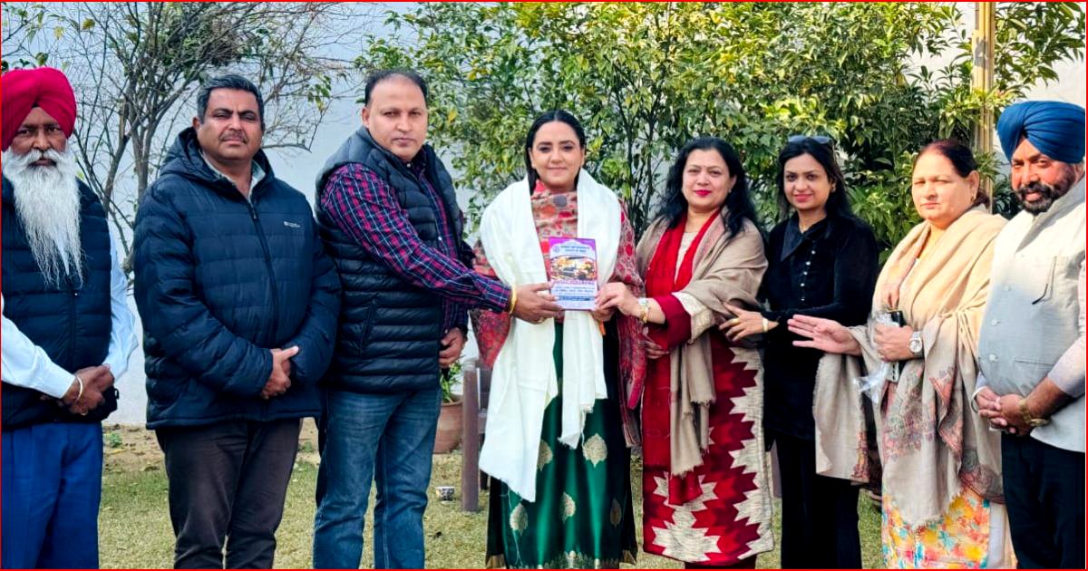 ह्यूमन एंपावरमेंट सोसाइटी का सामूहिक आनंद कारज समागम 14 को, विधायक अमनदीप को कार्ड किया भेंट